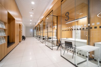 Blick in das Stadtbüro in Neustadt a. Rbge.