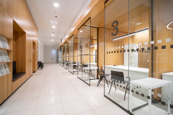 Stadtbüro Blick in das Stadtbüro in Neustadt a. Rbge.