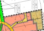Symbolbild Bauleitplanung Ausschnitt aus einer Bauleitplanung, Planskizze