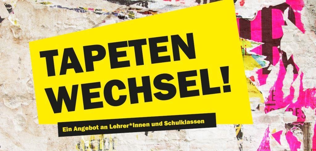 Plakat: Tapetenwechsel. Ein Angebot für Lehrerinnen und Lehrer