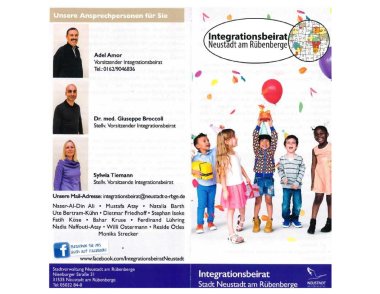 Flyer des Integrationsbeirates