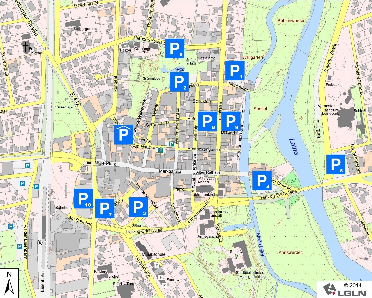 Parken Stadtverwaltung Neustadt am Rübenberge