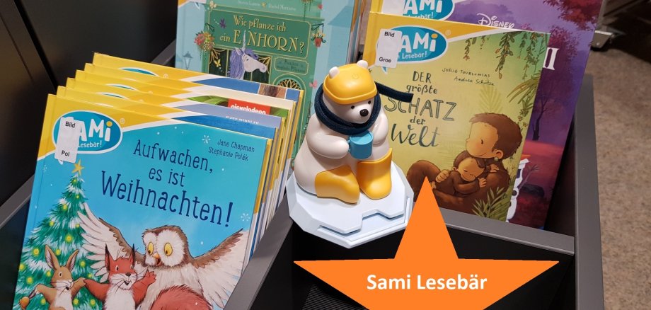 Sami Lesebär und Sami-Bücher