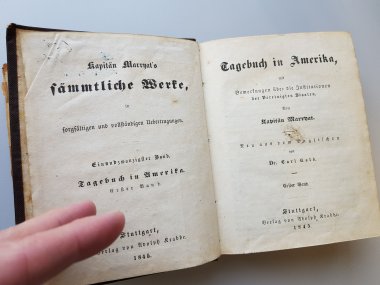 Ältestes Buch in der Stadtbibliothek von 1845