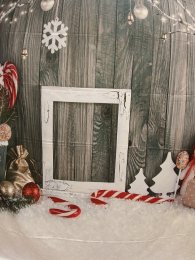 Fotohintergrund Weihnachten Holzwand Holzrahmen