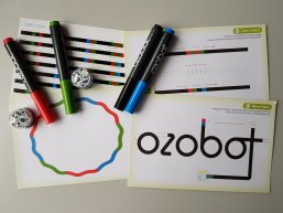 Ozobot: Kleine kugelförmige Roboter und Malstifte