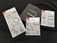 Set mit Klarsichtstempeln zum Verzieren