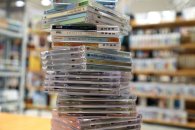 Ein Stapel CDs, Hörspiele für Kinder
