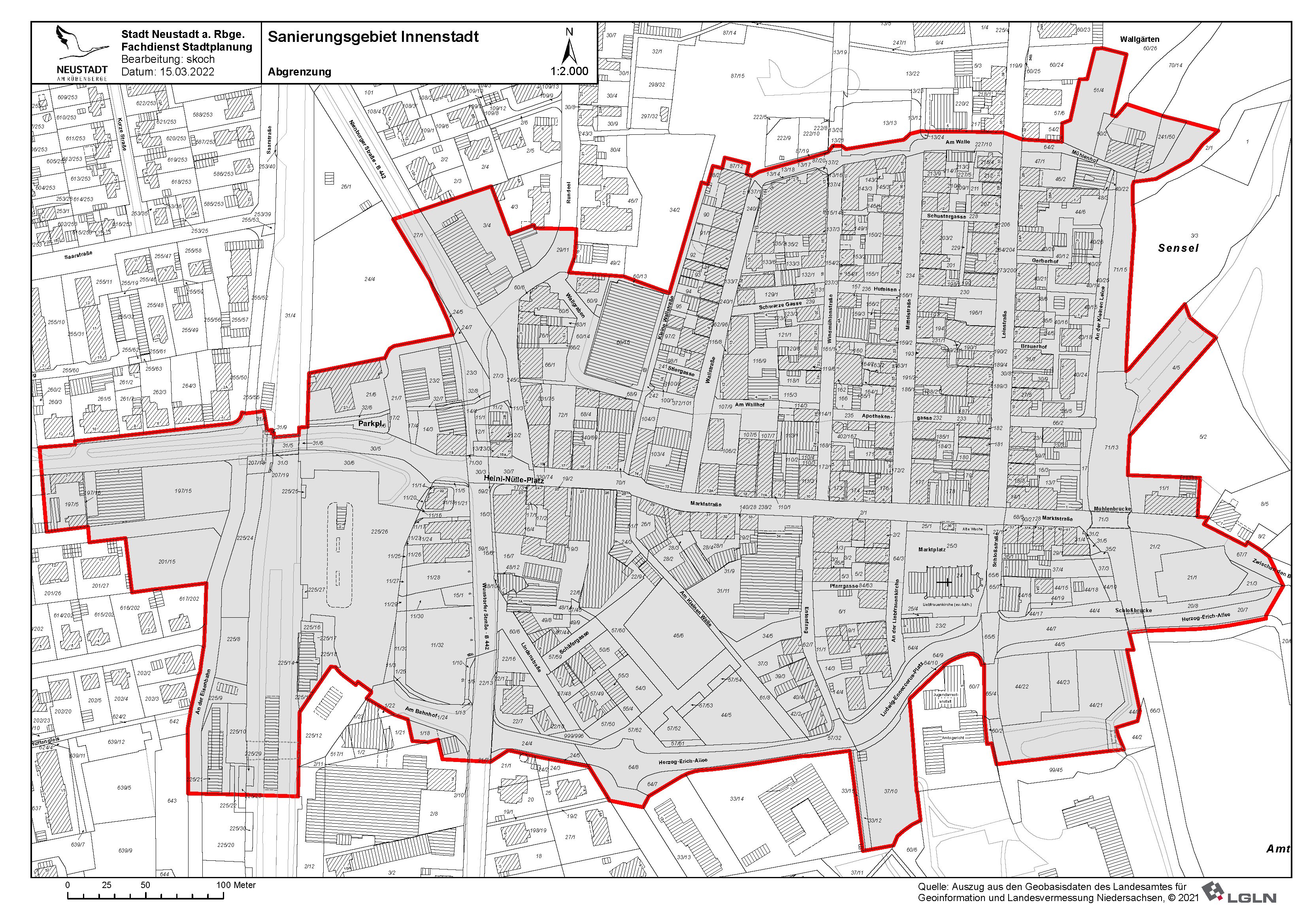 Sanierungsgebiet Stadtverwaltung Neustadt am Rübenberge