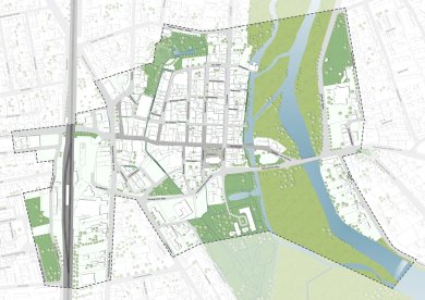 Grundlagenplan Neustadt Planzeichnung Innenstadt Neustadt