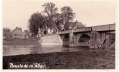 Historische Aufnahme Leine Brücke Historische Aufnahme Leine Brücke