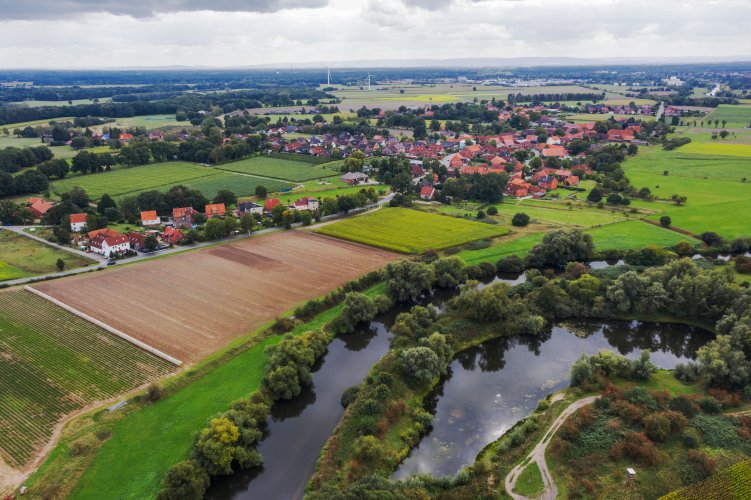 Drohnenaufnahme von Suttorf