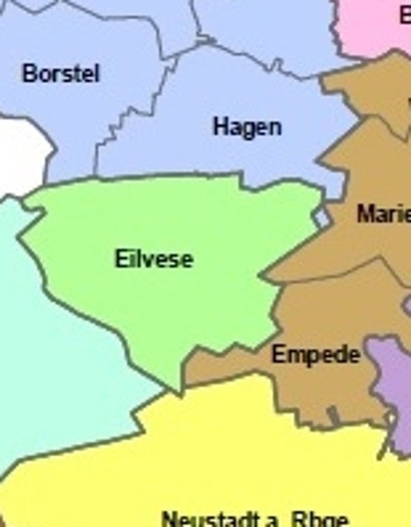 Übersicht Ortschaften Neustädter Land Übersichtskarte der Ortschaften Neustädter Land. Die zu den Ortschaften zugehörigen Ortsteile sind farblich gekennzeichnet.