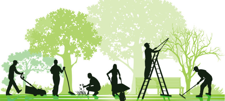 Grünflächenpflege © Fotolia/scusi