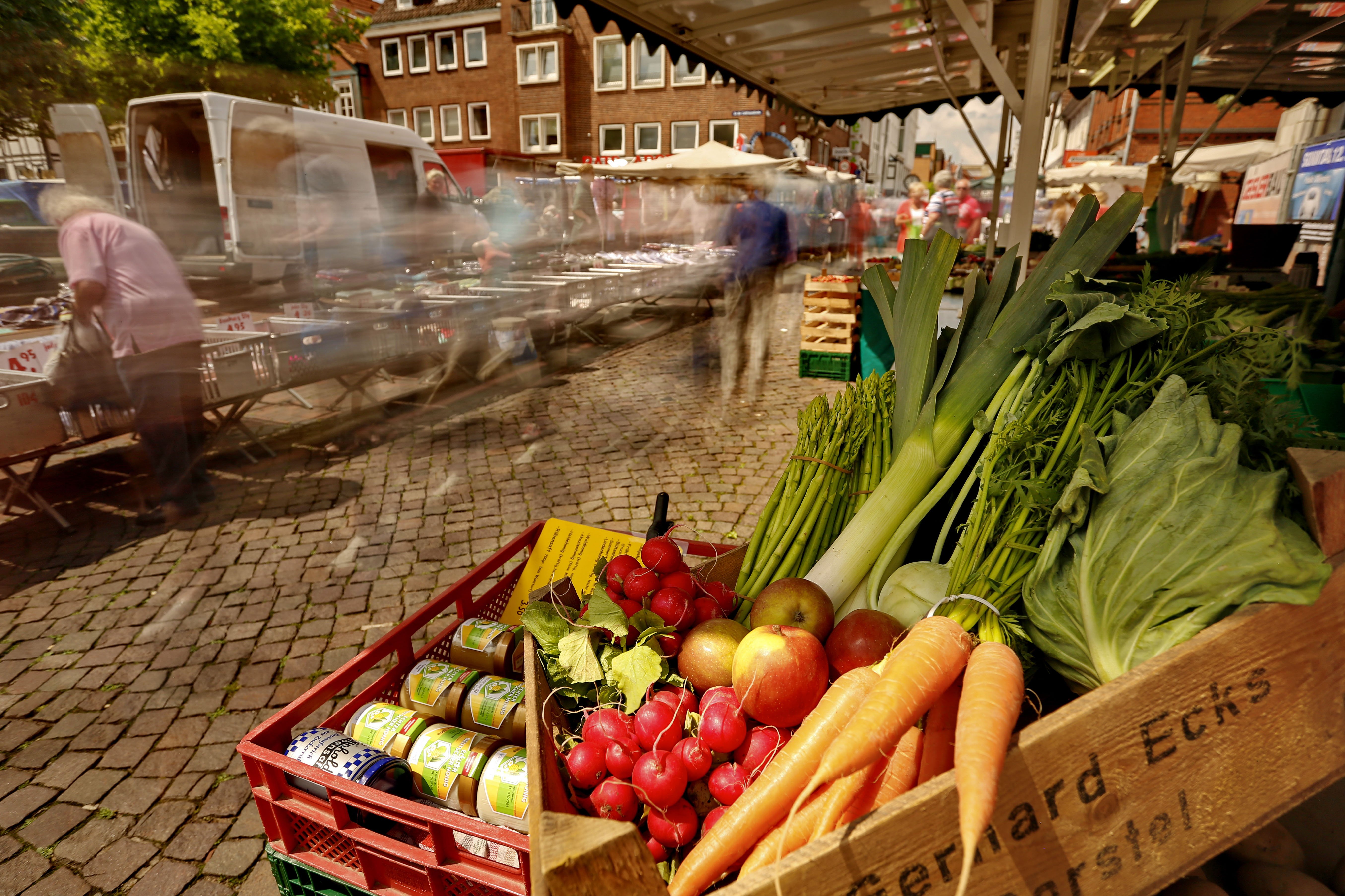 Symbolbild Gemüse auf dem Markt