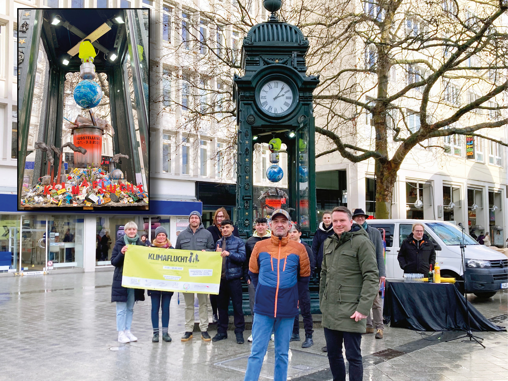 Skulptur Kröpcke-Uhr