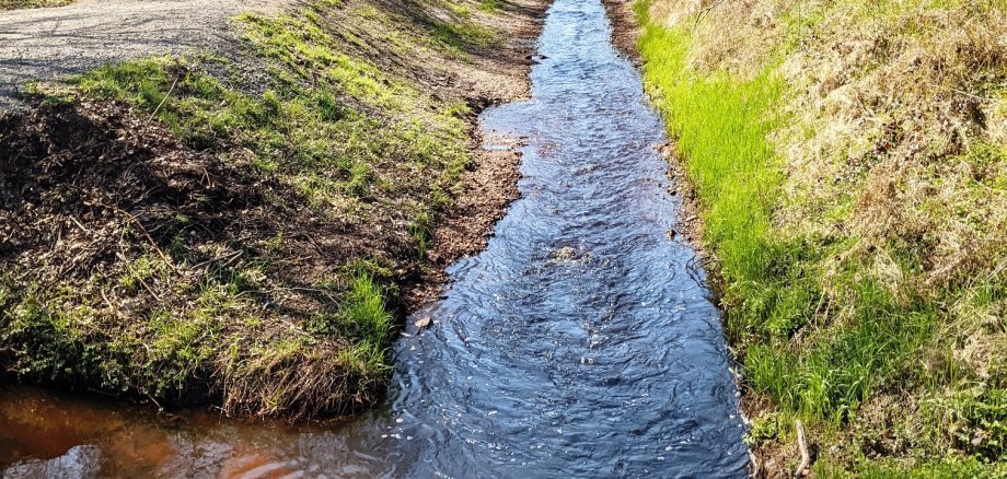 Sohlgleite im Hauptvorfluter Sohlgleite im Hauptvorfluter