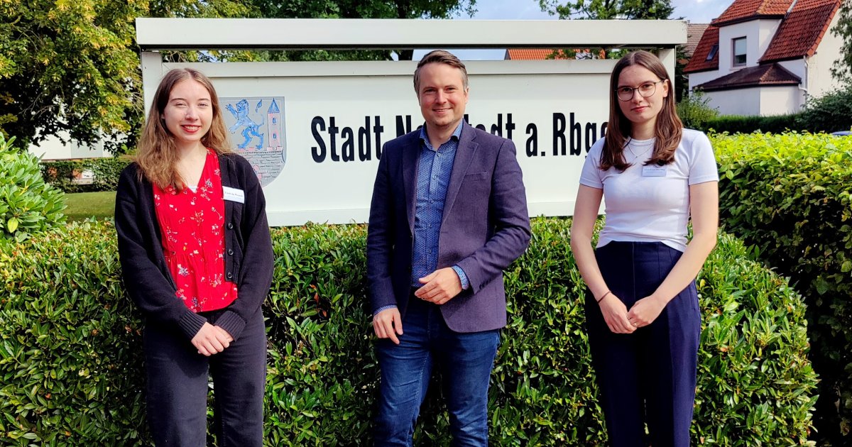 Ausbildungsbeginn Zwei neue Gesichter bei der Stadtverwaltung