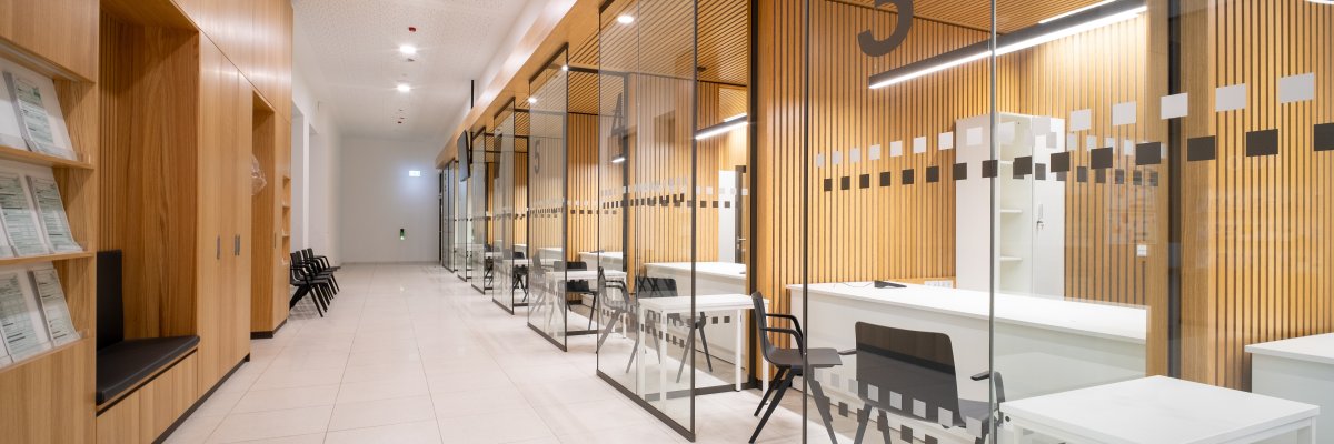 Blick in das Stadtbüro in Neustadt a. Rbge.