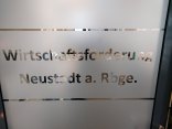 Eingang zur Wirtschaftsförderung Eingangstür zur Wirtschaftsförderung