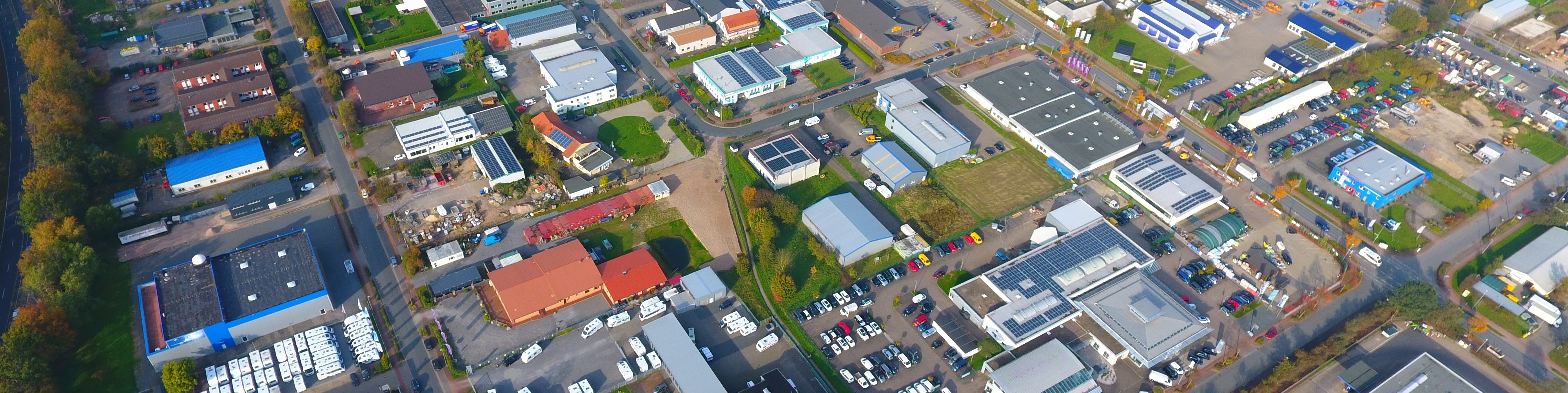 Luftbild Gewerbegebiet Ost Luftbild eines Gewerbegebiet