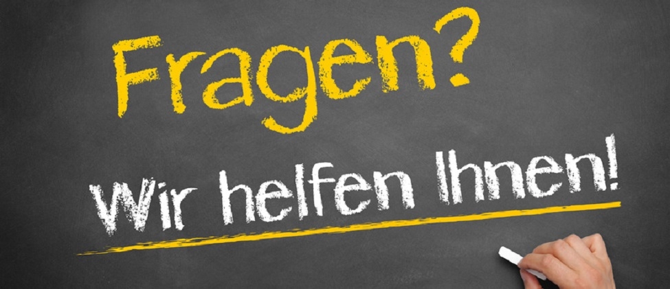 Fragen? Wir helfen Ihnen!