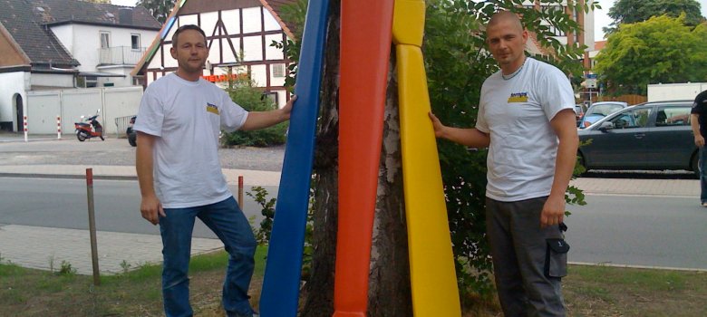 Kravatten des Künstlers Oliver Pohl